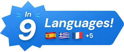 Available in 9 languages